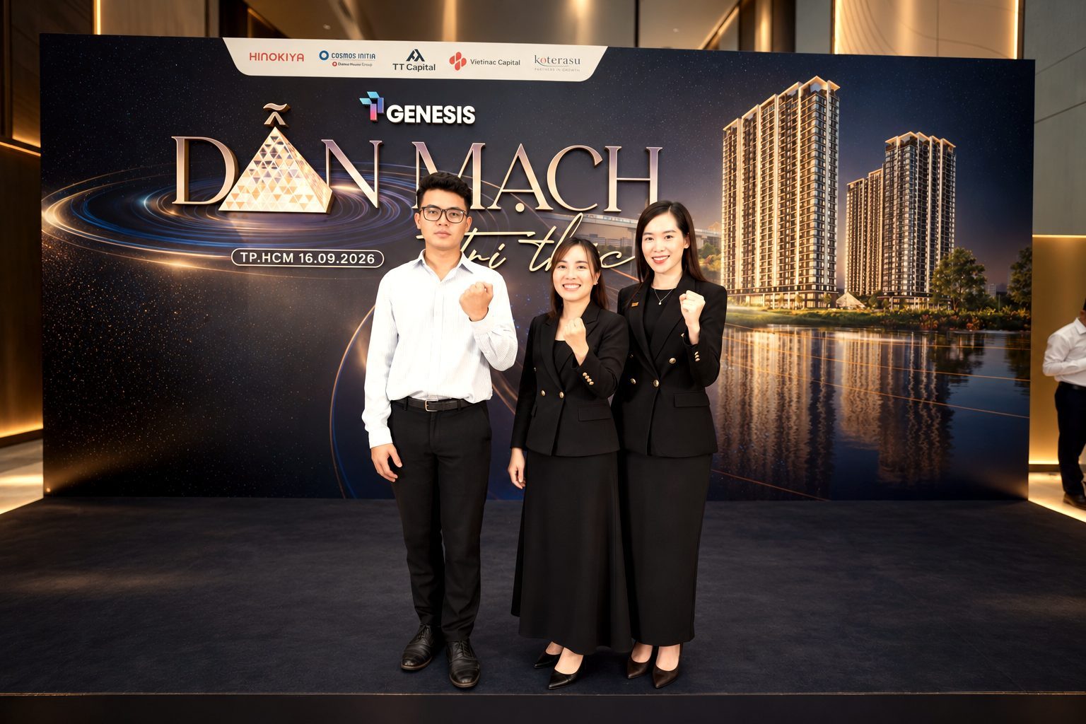 Tú Anh tại sự kiện Dấu Mạch của TT Genesis