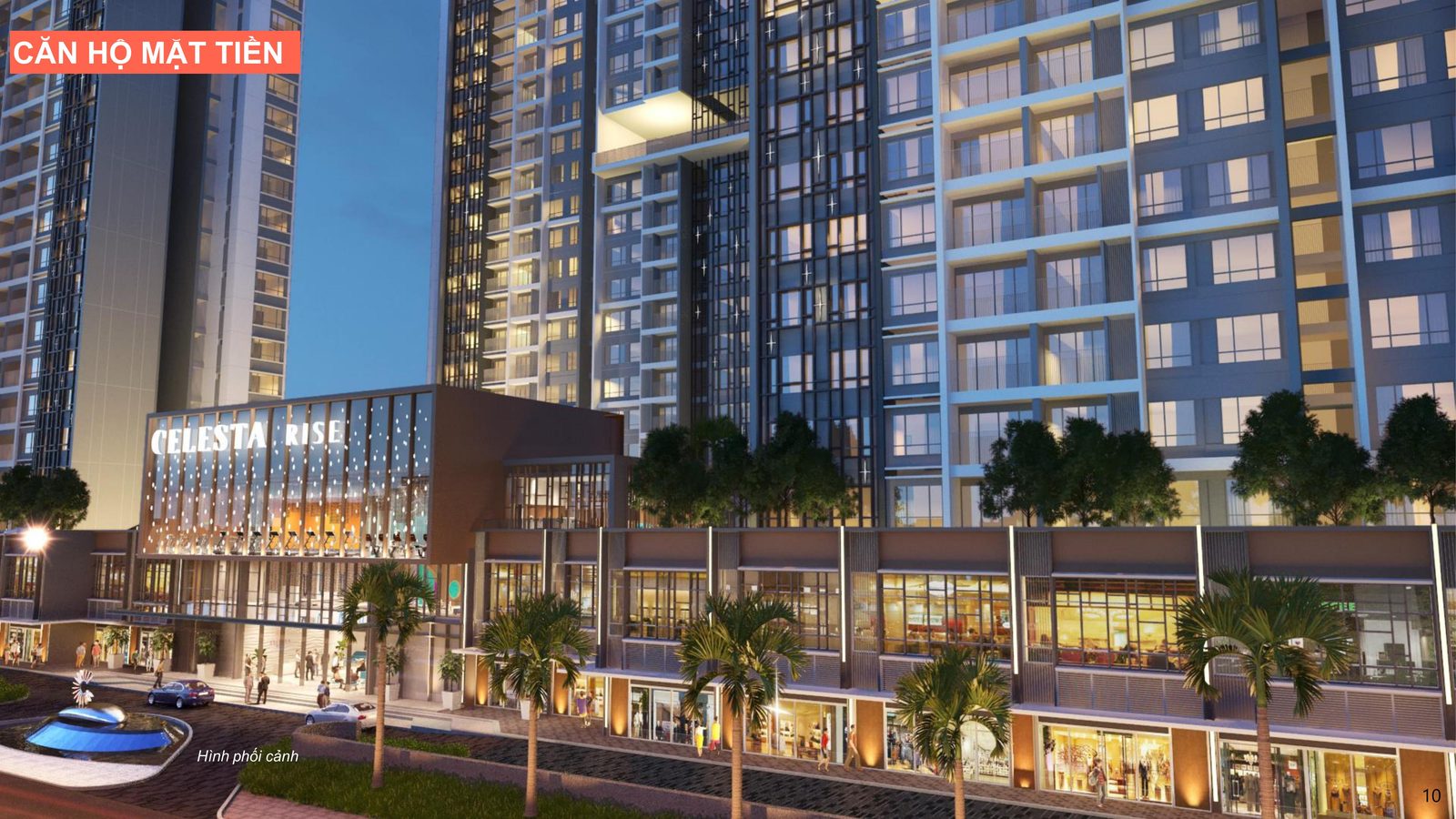 Mặt tiền thương mại trên trục Nguyễn Hữu Thọ – Celesta City