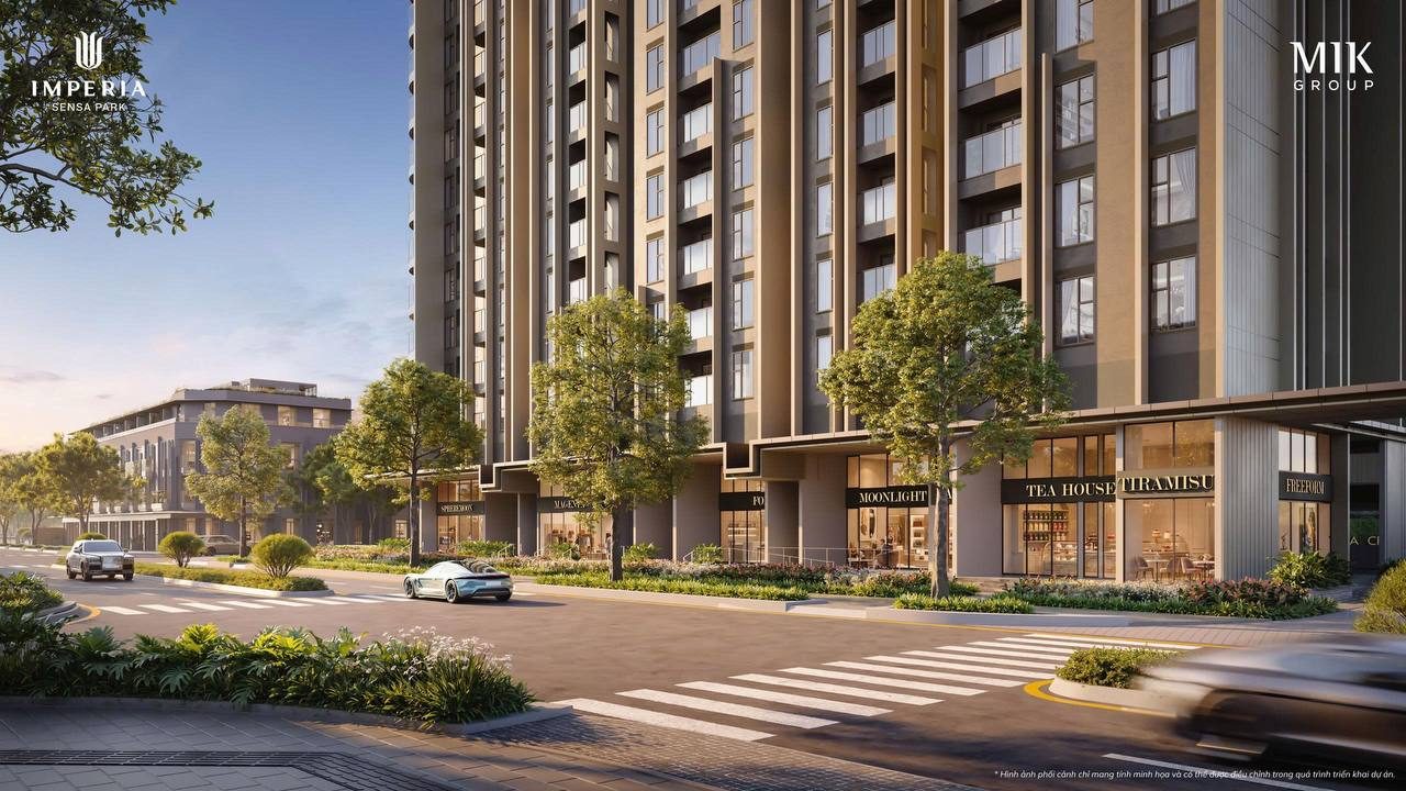 Chân đế và lối vào – Imperia Sensa Park
