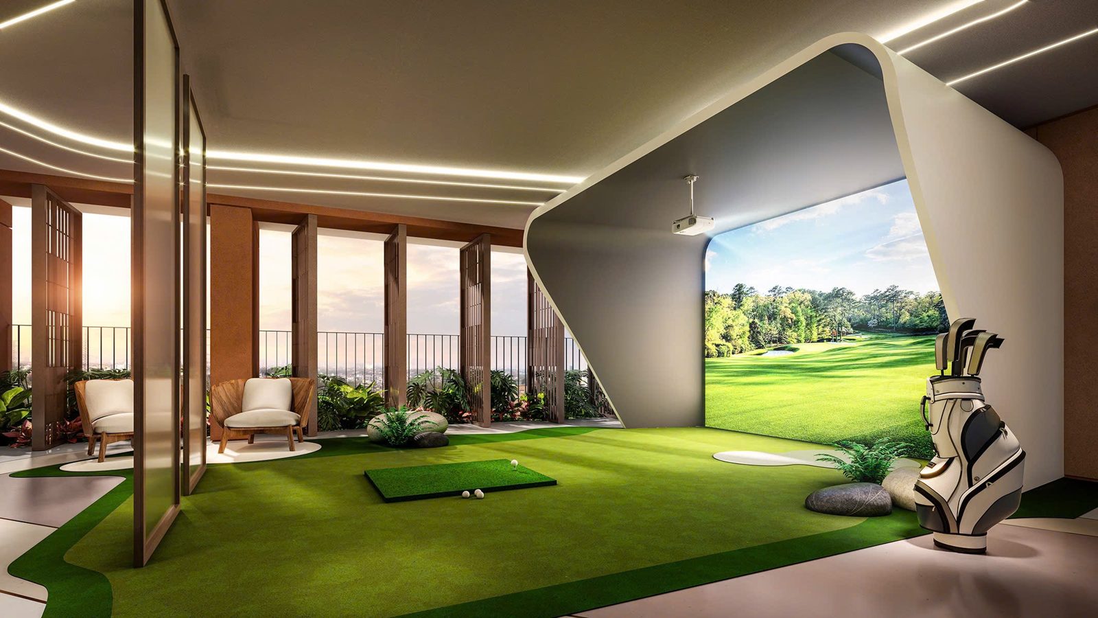 Golf 3D trong nhà – SkySOLIS